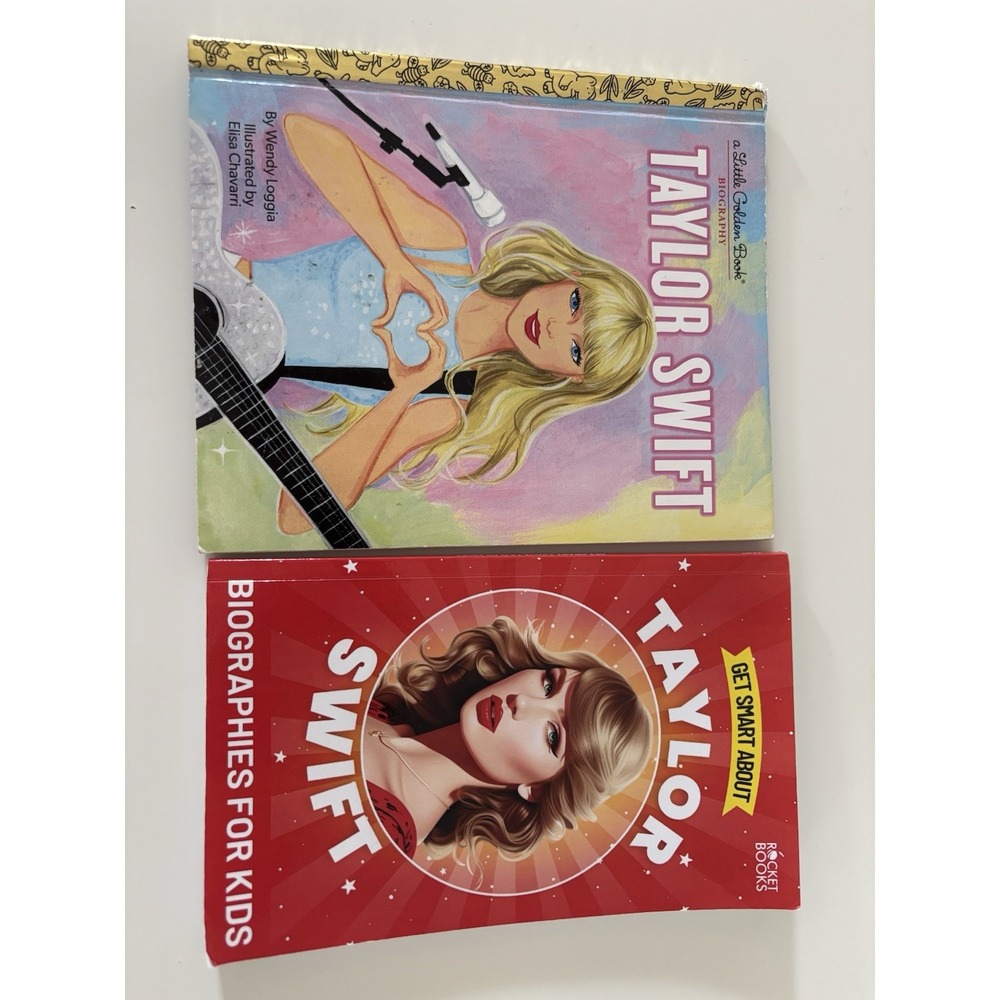 Taylor Swift Little Golden Book Biography & Get Smart About Taylor Swift Lot 2
